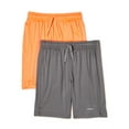 thumbnail image 1 of Athletic Works Boys Shorts, 2-Pack, Sizes 4-18 & Husky, 1 of 3