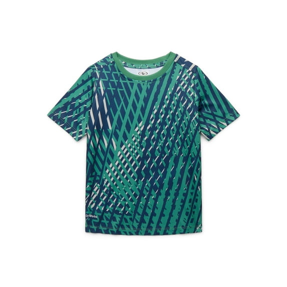 Athletic Works Boys Soccer Jersey Tee, Sizes 4-18