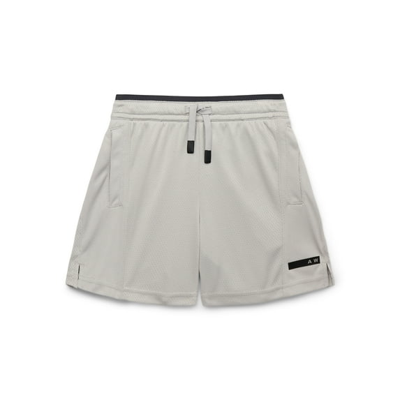 Athletic Works Boys Solid Performance Shorts, Sizes 4-18 & Husky