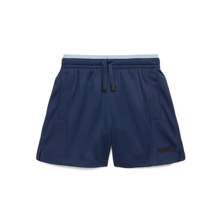 Athletic Works Boys Solid Performance Shorts, Sizes 4-18 & Husky