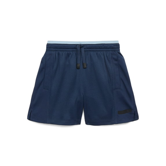 Athletic Works Boys Solid Performance Shorts, Sizes 4-18 & Husky