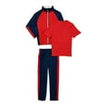 Athletic Works Boys TShirt, Jacket and Pants Set, 3Piece, Sizes 418