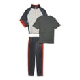 Shop Athletic Works Boys TShirt, Jacket and Pants Set, 3Piece, Sizes