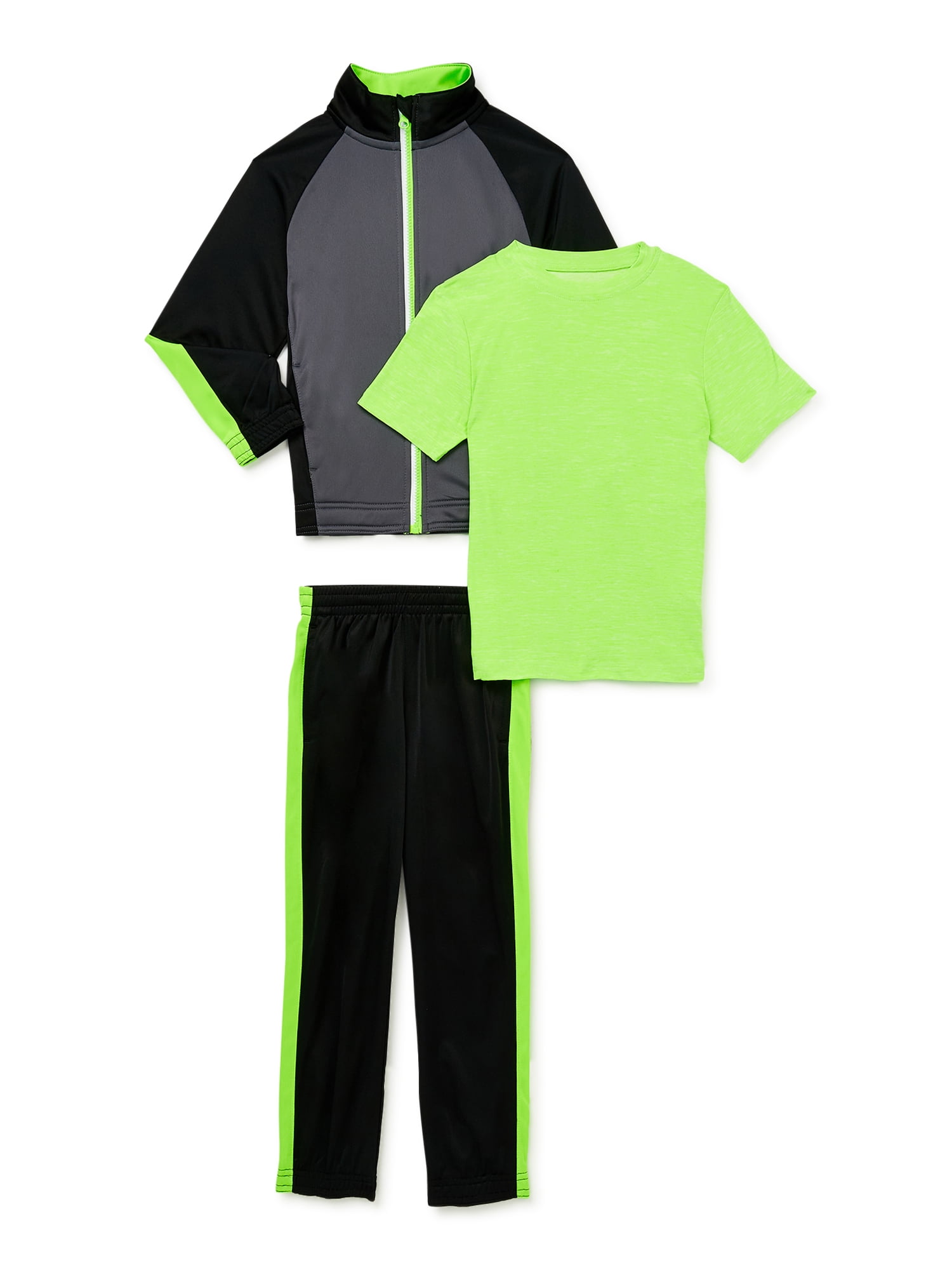 Boys’ High-Quality Cotton Jacket, T-Shirt & Jeans