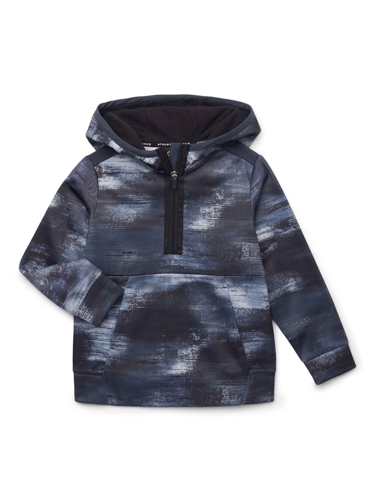 Athletic Works Boys Tech Fleece Pullover Hoodie, Sizes 4-18 & Husky
