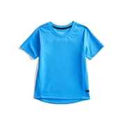 Boys Textured Performance Tee with Short Sleeves, Sizes 4-18 & Husky