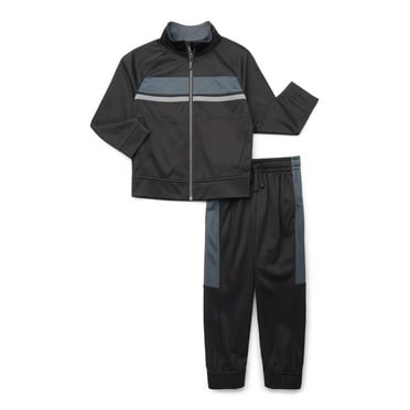 Athletic Works Boys Track Jacket and Pants Set, 2-Piece, Sizes 4-18 & Husky