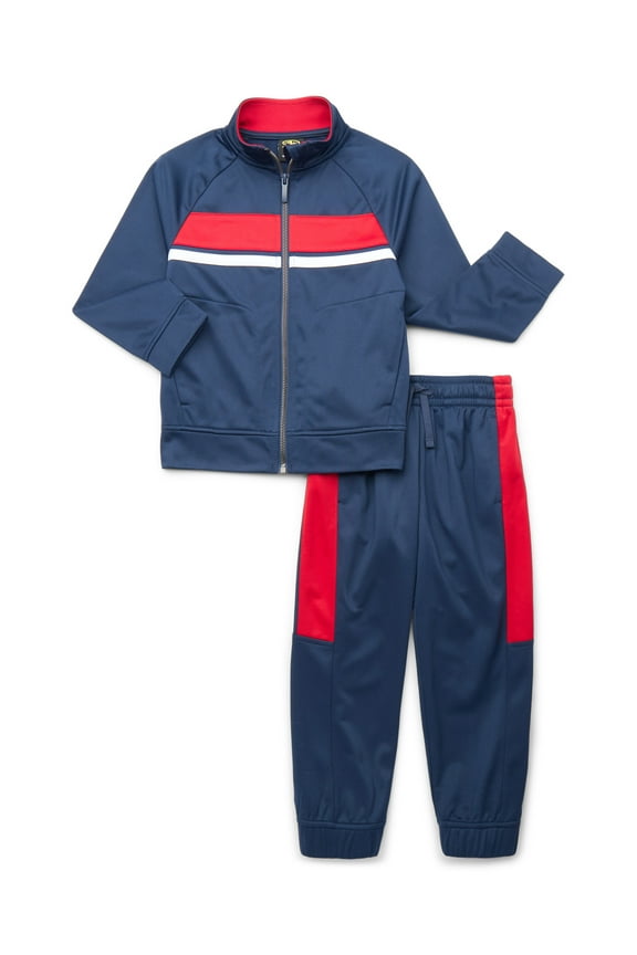 Boys Track Jacket and Pants Set, 2-Piece, Sizes 4-18 & Husky