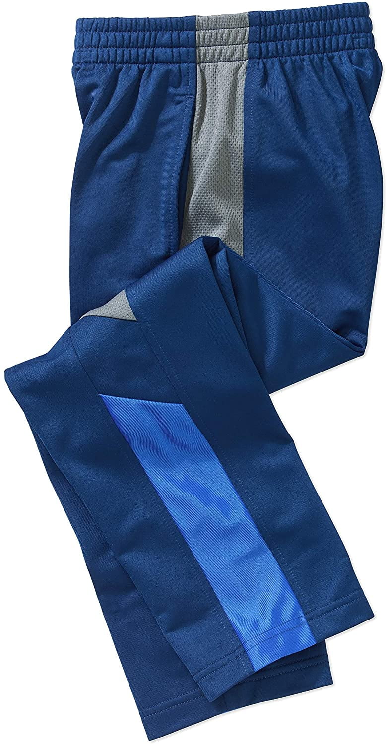 Athletic Works Boys Tricot Active Pants Small 67, Indigo Essence