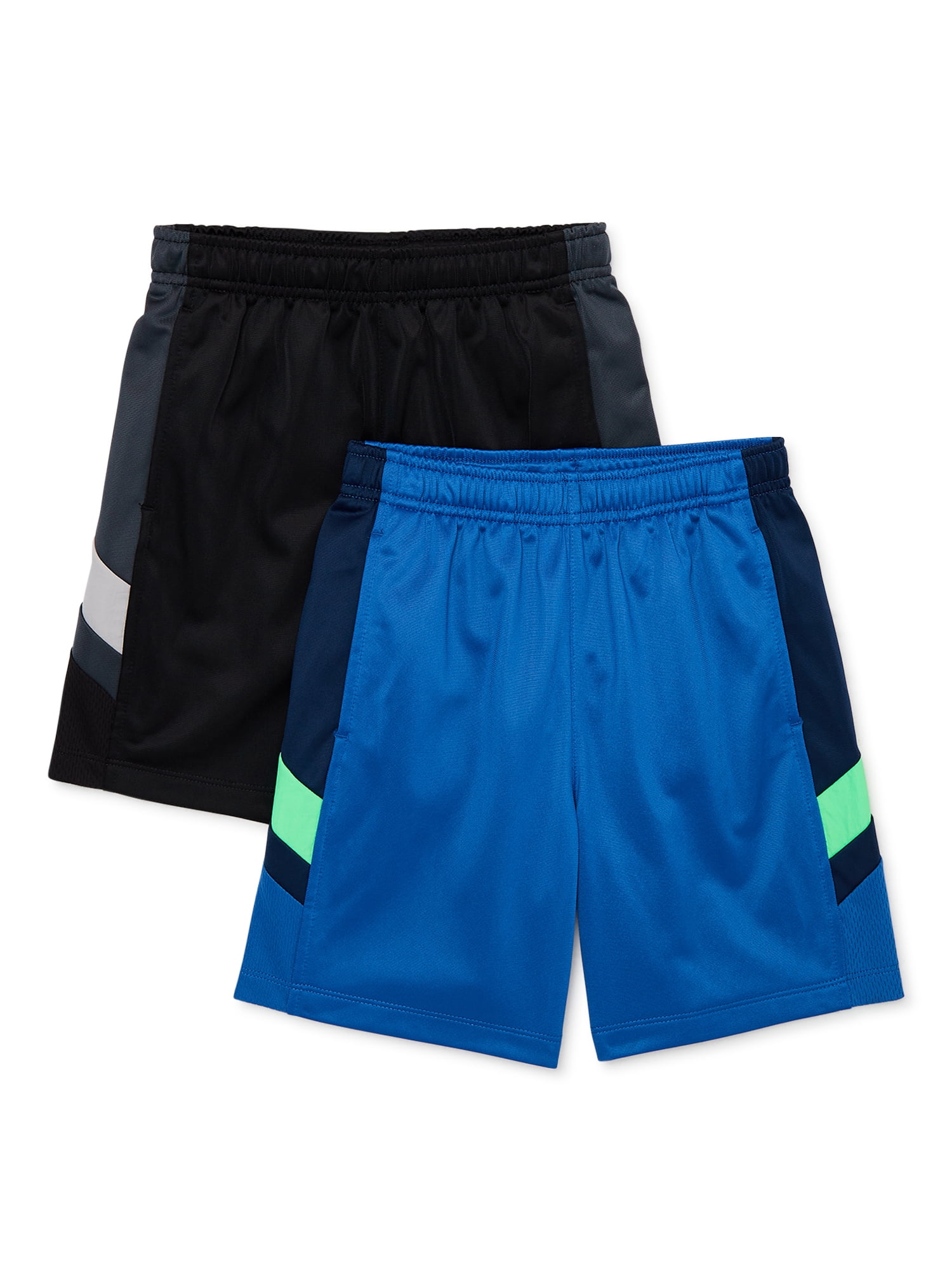 Athletic Works Boys Tricot Shorts, 2-Pack, Sizes 4-18 - Walmart.com