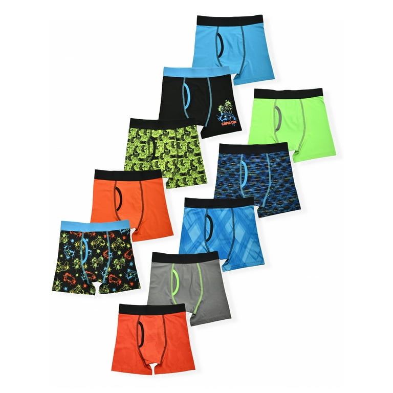 Athletic Works Men's Underwear 4-Pack Boxer Briefs, Sizes S-XL