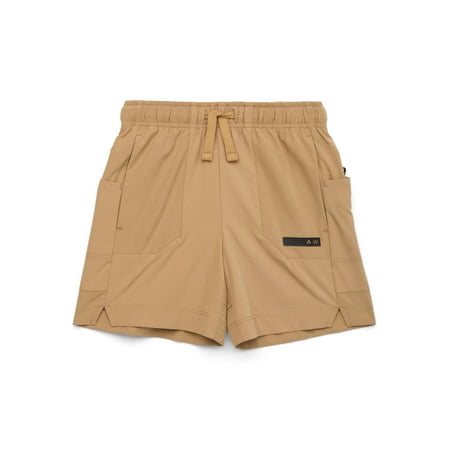 Athletic Works Boys Woven Ripstop Shorts, Sizes 4-18 & Husky