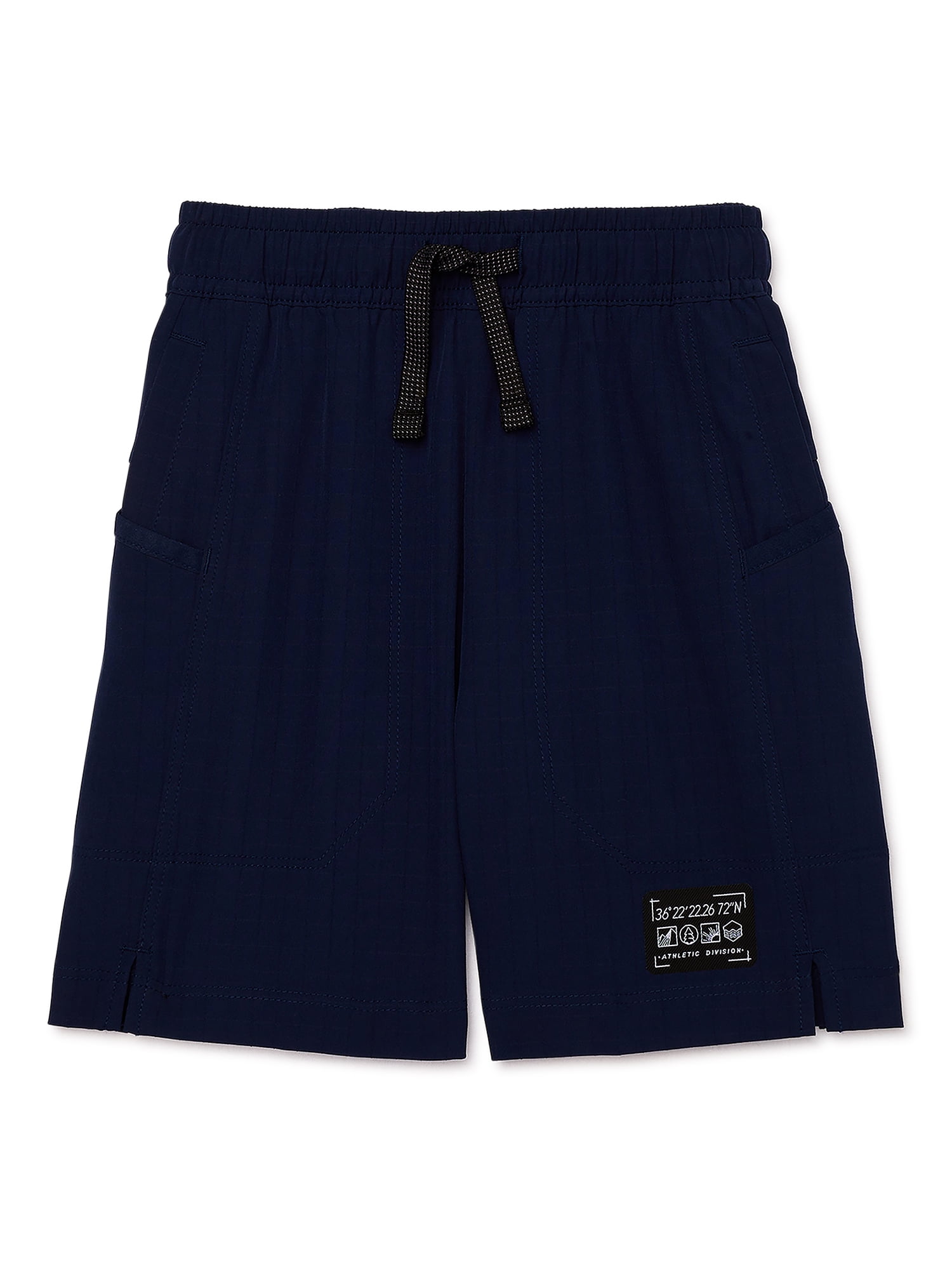 Athletic Works Boys Woven Ripstop Shorts Sizes 4 18 Husky Walmart