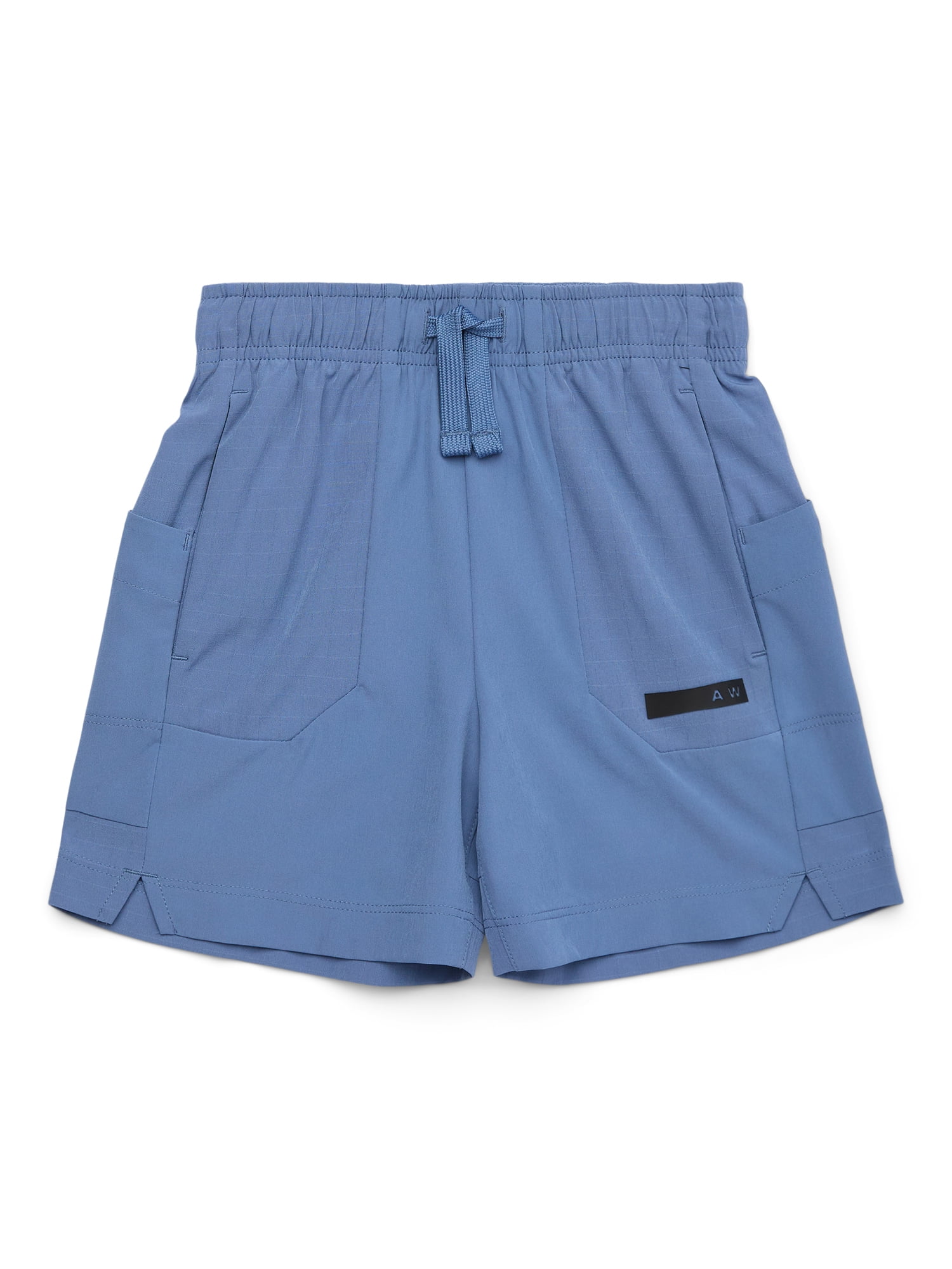 Athletic Works Boys Woven Ripstop Shorts, Sizes 4-18 & Husky