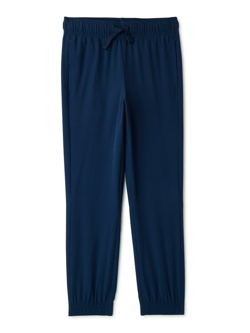 Athletic Works Boys Woven Stretch Jogger Pants, Sizes 4-18