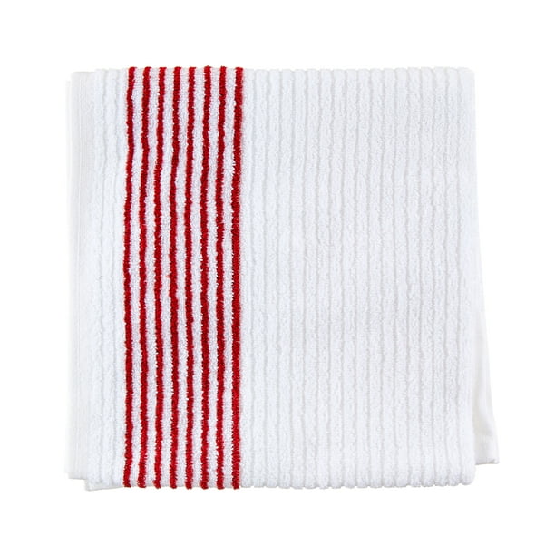 Athletic Works Caddy Golf Towel, White & Red