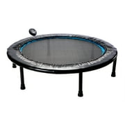Athletic Works Circuit Trainer Trampoline with Steel Frame, Monitor and Adjustable Incline, 36Dx12H, 14 lbs., Black