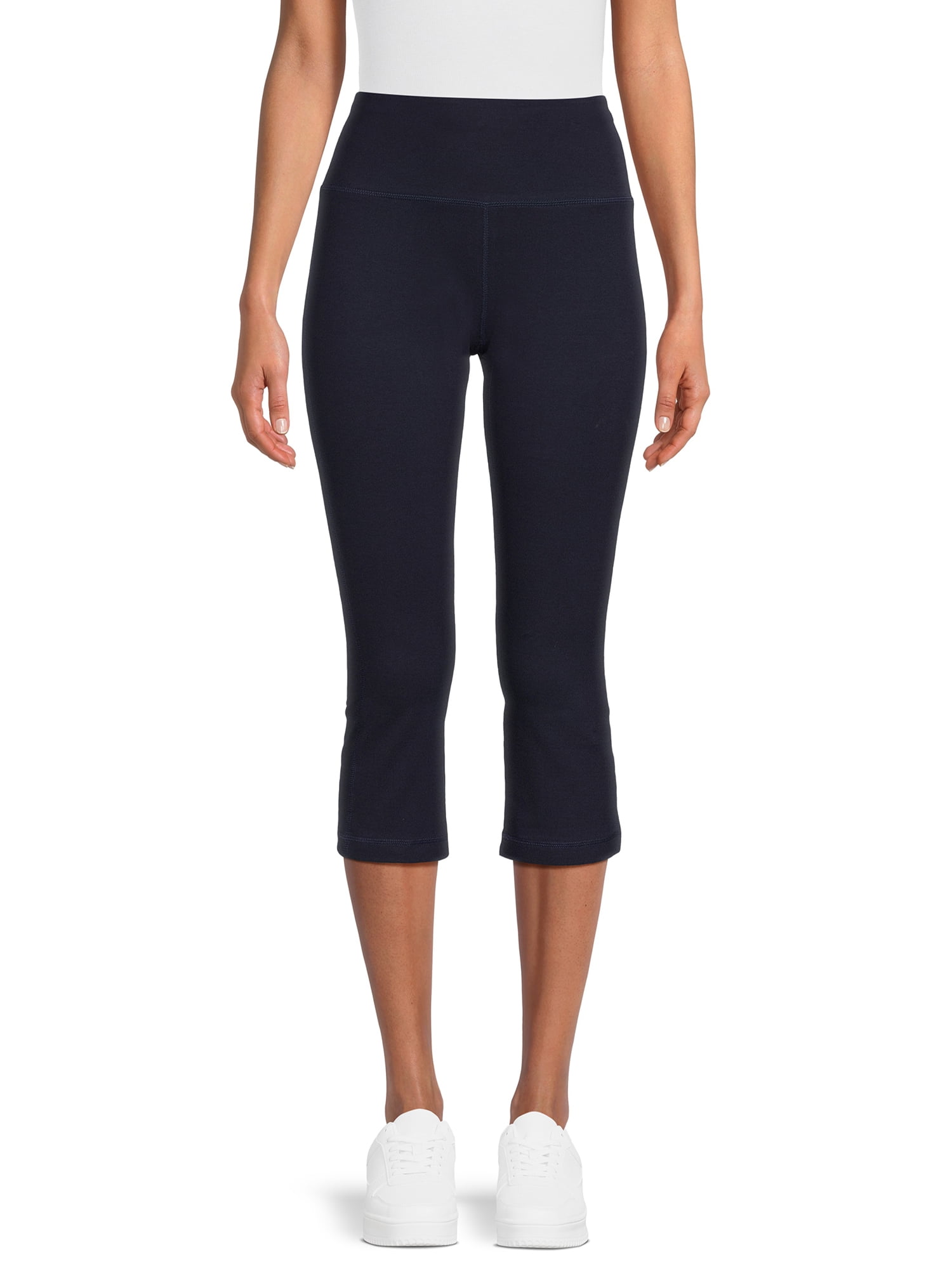Athletic Works Women's Active Fit and Flare 22" Capri Pants, Sizes S-XL