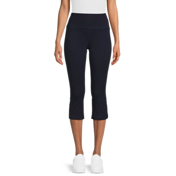 Athletic Works Dri More Core Bootcut Yoga Pant, Navy, Large (Women's)