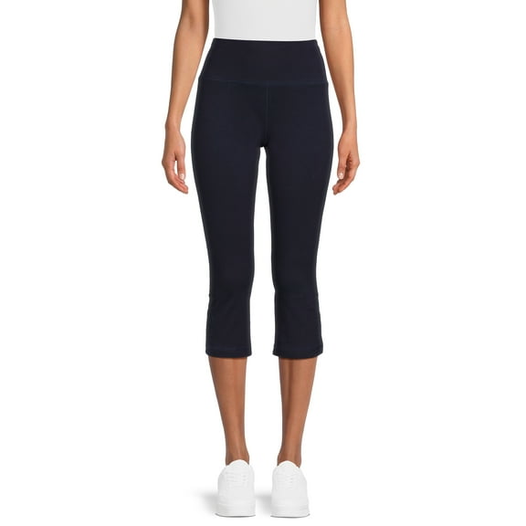 Athletic Works Dri More Core Bootcut Yoga Pant, Navy, Large (Women's)