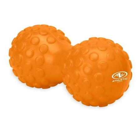 Athletic Works Dual Back Roller, Back Massager, Muscle Roller