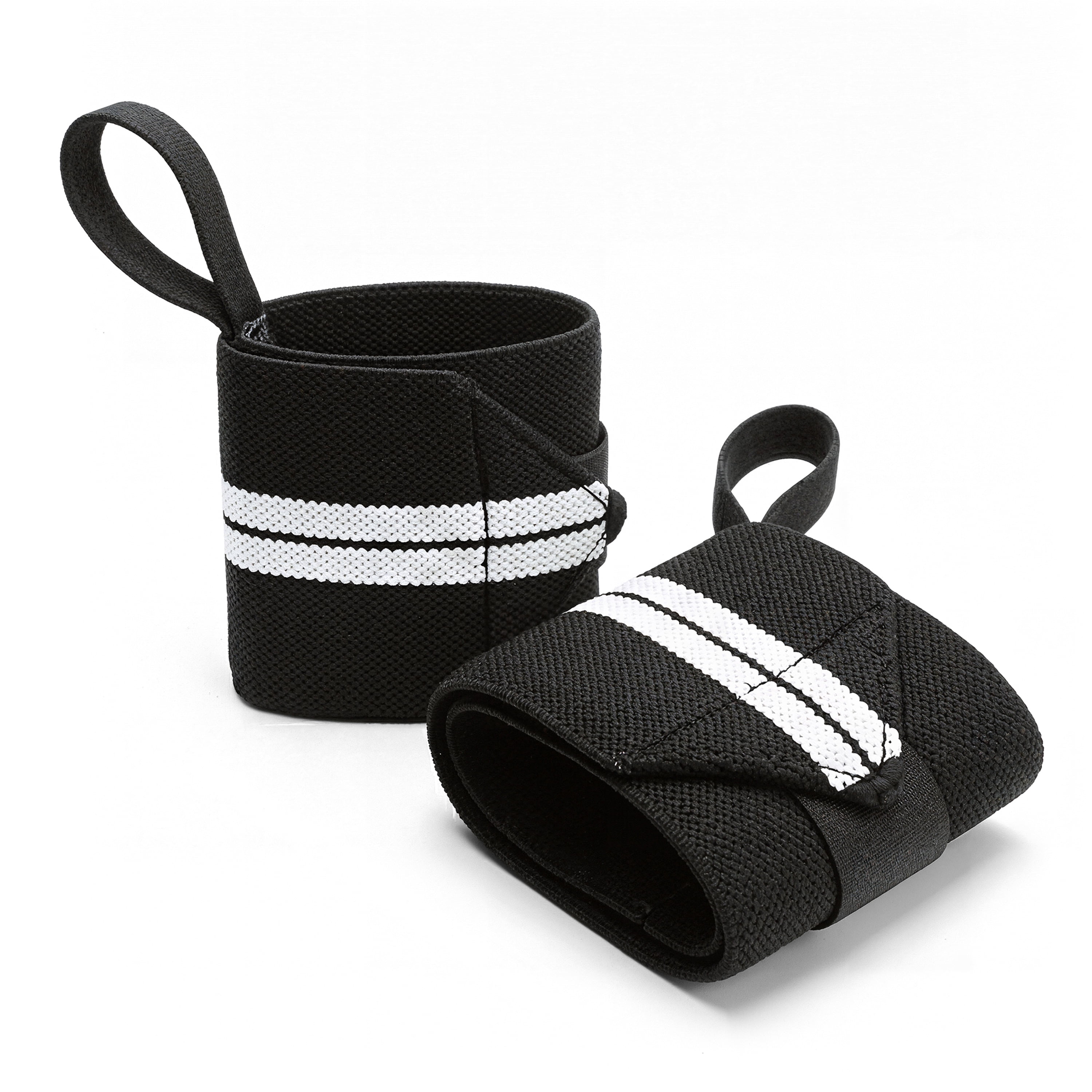 Athletic Works Fitness Weight Lifting Wrist Wraps with Thumb Loops, Pair