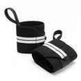 thumbnail image 1 of Athletic Works Fitness Weight Lifting Wrist Wraps with Thumb Loops, Pair, 1 of 7