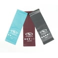 thumbnail image 1 of Athletic Works Flat Bands 60InL Natural Latex 3PCS, Teal/Purple/Gray Carry Pouch Included, 1 of 6