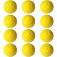 Athletic Works Foam Golf Practice Balls 12pk, Yellow High-Visibility ...