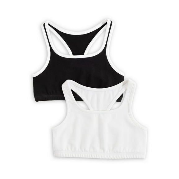 Athletic Works Girl's 2-Pack Active Sports Bra Set 4-18 & Plus
