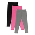 thumbnail image 1 of Athletic Works Girl's 3-Pack Full Length Active Legging Set 4-18 & Plus, 1 of 1