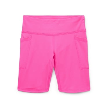 Athletic Works Girl's Active Bike Shorts, Sizes 4-18 & Plus