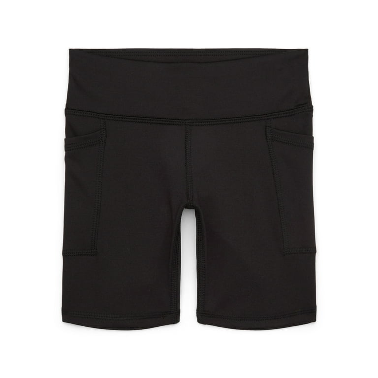 Athletic Works Girls Active Bike Shorts Sizes 4-18 Plus with