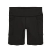 Athletic Works Girl s Active Bike Short, Sizes 4-18 & Plus