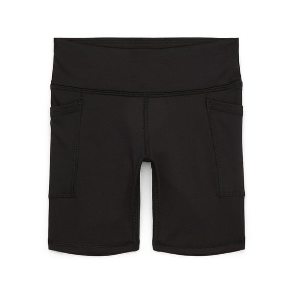 Athletic Works Girl's Active Bike Shorts, Sizes 4-18 & Plus