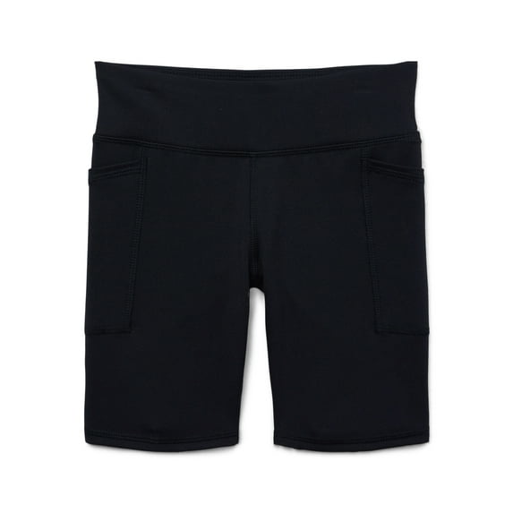 Athletic Works Girl's Active Bike Shorts, Sizes 4-18 & Plus