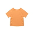 thumbnail image 1 of Athletic Works Girl's Cinched Tee with Short Sleeves, Sizes 4-18 & Plus, 1 of 3