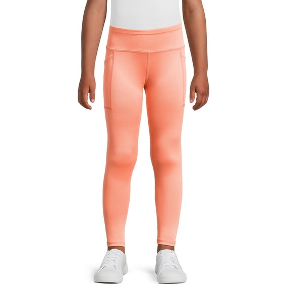 Athletic Works Girl's Active Core Legging, Sizes 4-18 & Plus