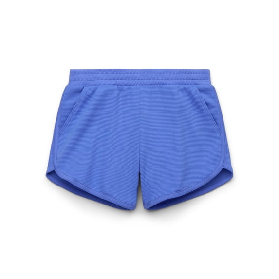 Athletic Works Girl's Active Core Shorts, Sizes 4-18 Plus, Breathable ...