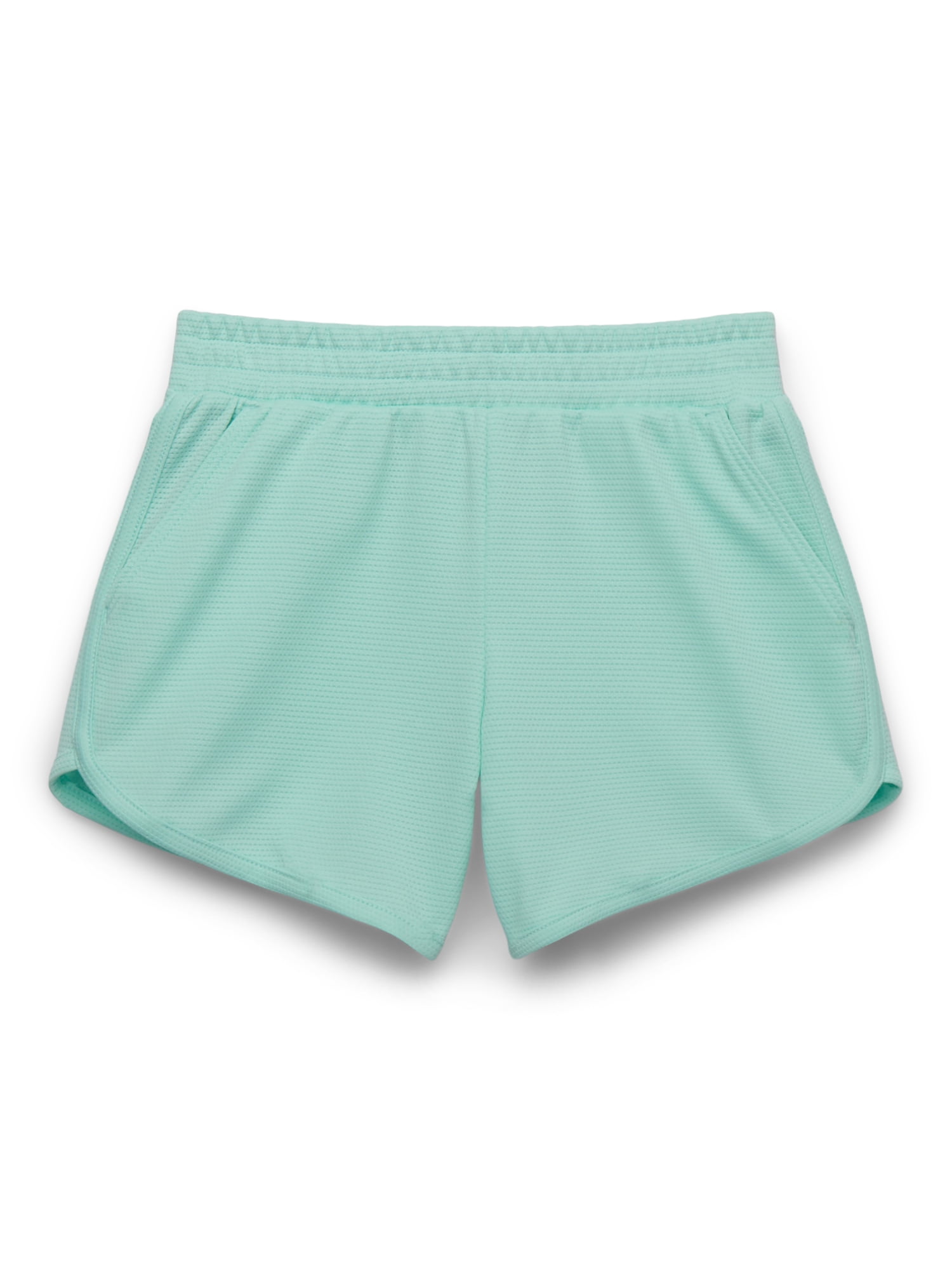 Athletic Works Girl's Active Core Shorts, Sizes 4-18 Plus, Moisture ...