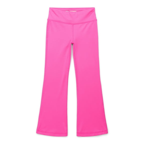 Athletic Works Girls Active Flare Leggings with UPF 30, Sizes 4-18 & Plus