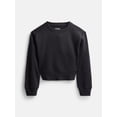 thumbnail image 1 of Athletic Works Girl's Active Core Fleece Crewneck Sweatshirt, Sizes 4-18 & Plus, 1 of 3