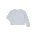 thumbnail image 1 of Athletic Works Girl's Active Fleece Sweatshirt, Sizes 4-18 & Plus, 1 of 3