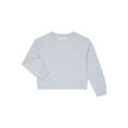 thumbnail image 1 of Athletic Works Girl's Active Fleece Sweatshirt, Sizes 4-18 & Plus, 1 of 3