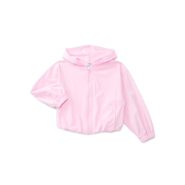 Athletic Works Girls Active Full Zip Woven Jacket, Sizes 4-18