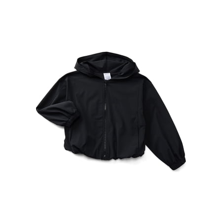 Athletic Works Girls Active Full Zip Woven Jacket, Sizes 4-18