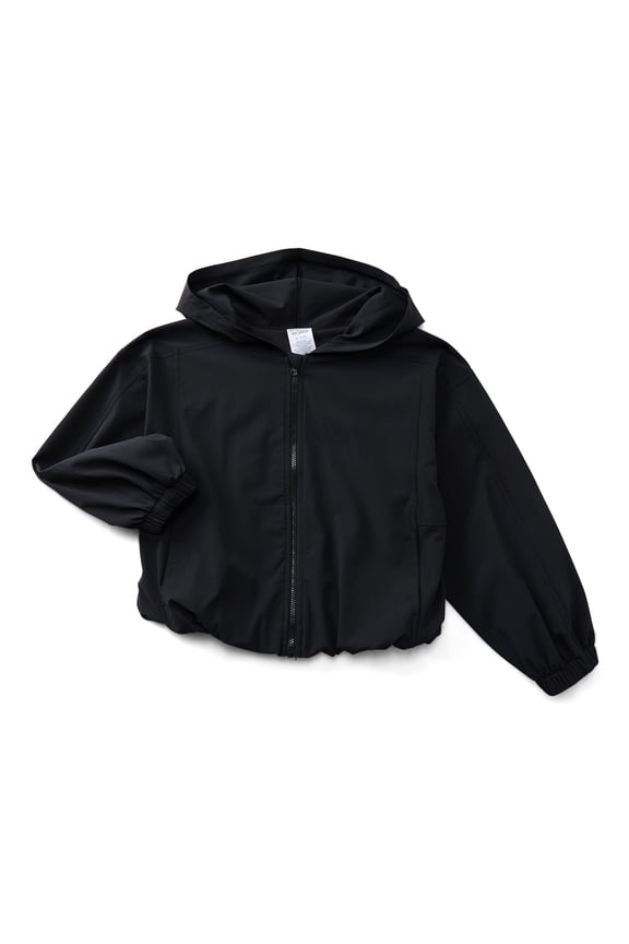 Girls Active Full Zip Woven Jacket, Sizes 4-18