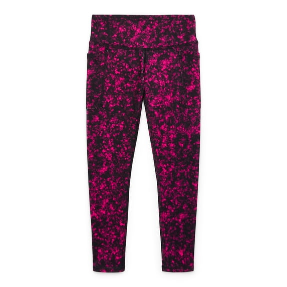 Athletic Works Girls Active Leggings with UPF 30, Sizes 4-18 & Plus