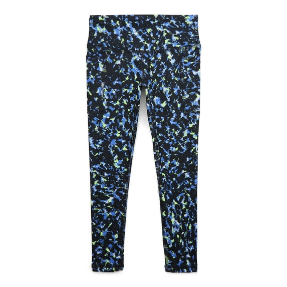 Athletic Works Girls Active Leggings with UPF 30, Sizes 4-18 & Plus
