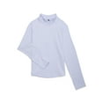 thumbnail image 1 of Athletic Works Girl's Active Long-Sleeve Quarter Zip Top, Sizes 4-18 & Plus, 1 of 3